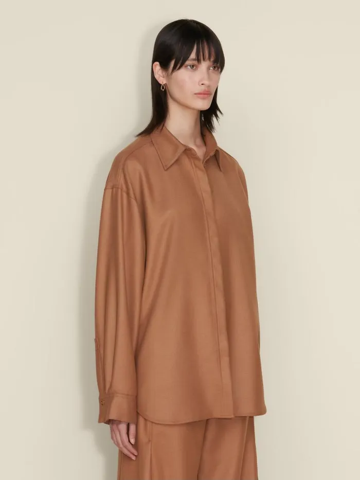 Shirts and Tops Women Holzweiler Dais Shirt Camel