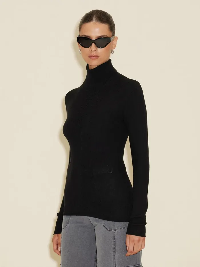 Shirts and Tops Women Holzweiler Sara Merino Turtle Black