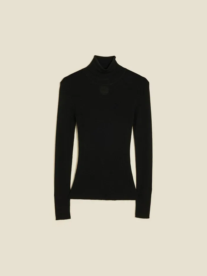 Shirts and Tops Women Holzweiler Sara Merino Turtle Black