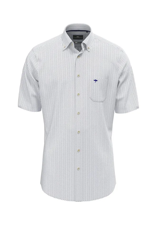 Shirts Men FYNCHHATTON Halbworm Made Of Cotton In A Point Look Summer Breezestrong Bluenavywhite Shirts Men FYNCHHATTON Halbworm Made Of Cotton In A Point Look Summer Breezestrong Bluenavywhite