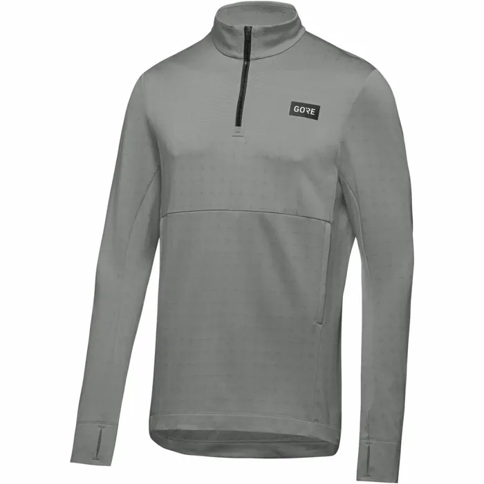 Shirts Men GOREWEAR Everyday Thermo 14Zip Mens Lab Gray