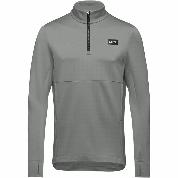 Shirts Men GOREWEAR Everyday Thermo 14Zip Mens Lab Gray