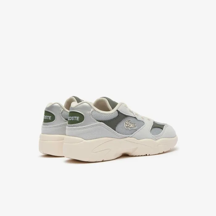 Shoes and Accessories Kids Lacoste Children039s Storm 96 Lo Vintage Sneakers Lt Greydk Grey 2g2