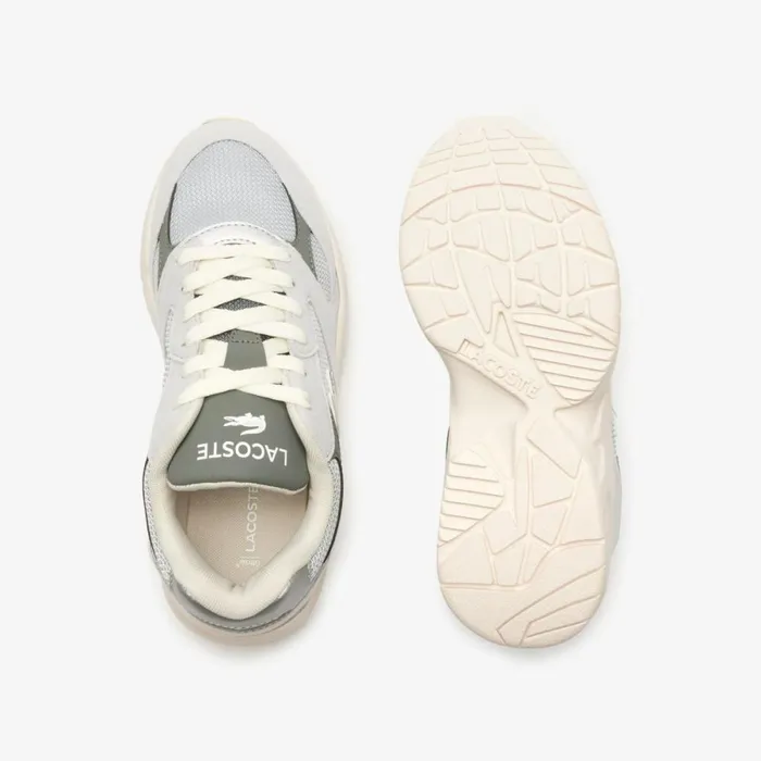 Shoes and Accessories Kids Lacoste Children039s Storm 96 Lo Vintage Sneakers Lt Greydk Grey 2g2