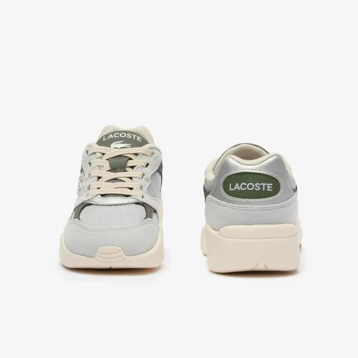 Shoes and Accessories Kids Lacoste Children039s Storm 96 Lo Vintage Sneakers Lt Greydk Grey 2g2