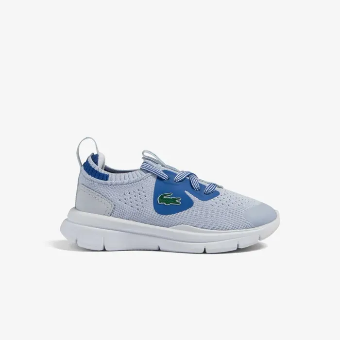 Shoes and Accessories Kids Lacoste Infants039 Run Spin Knit Sneakers Lt Blublu 52c Shoes and Accessories Kids Lacoste Infants039 Run Spin Knit Sneakers Lt Blublu 52c