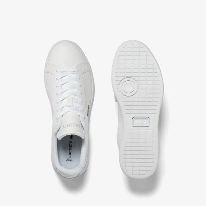 Shoes and Accessories Kids Lacoste Juniors039 Carnaby Pro BL Tonal Sneakers Whitewhite 21g