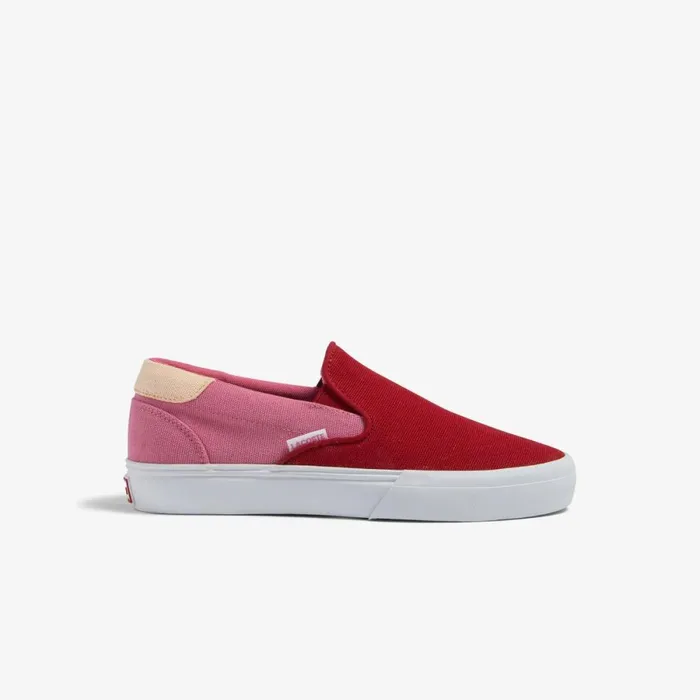 Shoes and Accessories Kids Lacoste Juniors039 Jump Serve Tricolor SlipOn Dk Redpnk P1c Shoes and Accessories Kids Lacoste Juniors039 Jump Serve Tricolor SlipOn Dk Redpnk P1c