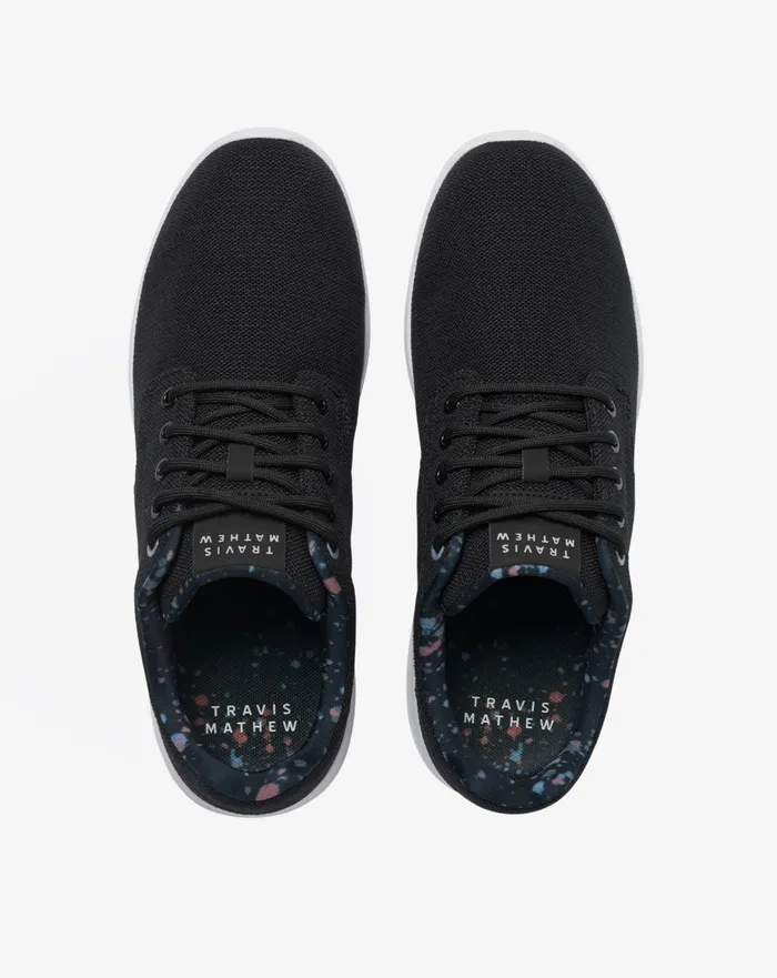 Shoes Casual Shoes TravisMathew THE DAILY 2 KNIT PRINT SHOE Blacksplatter