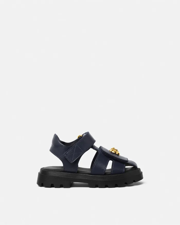 Shoes Kids Versace La Medusa Baby Sandals Blue