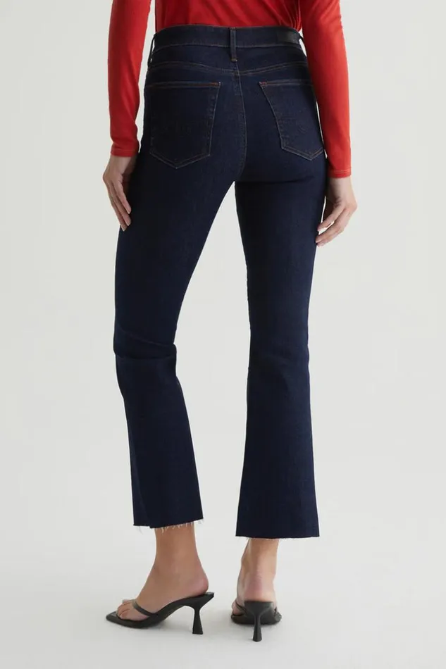 SHOP Trina Turk ALL BOTTOMS AG DARK WASH FARRAH CROPPED BOOTCUT JEAN