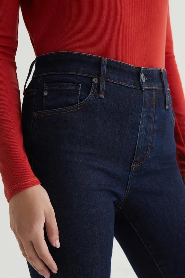 SHOP Trina Turk ALL BOTTOMS AG DARK WASH FARRAH CROPPED BOOTCUT JEAN
