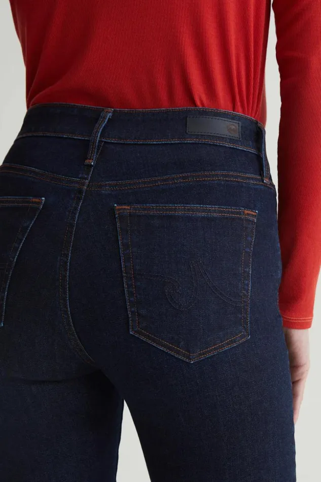 SHOP Trina Turk ALL BOTTOMS AG DARK WASH FARRAH CROPPED BOOTCUT JEAN