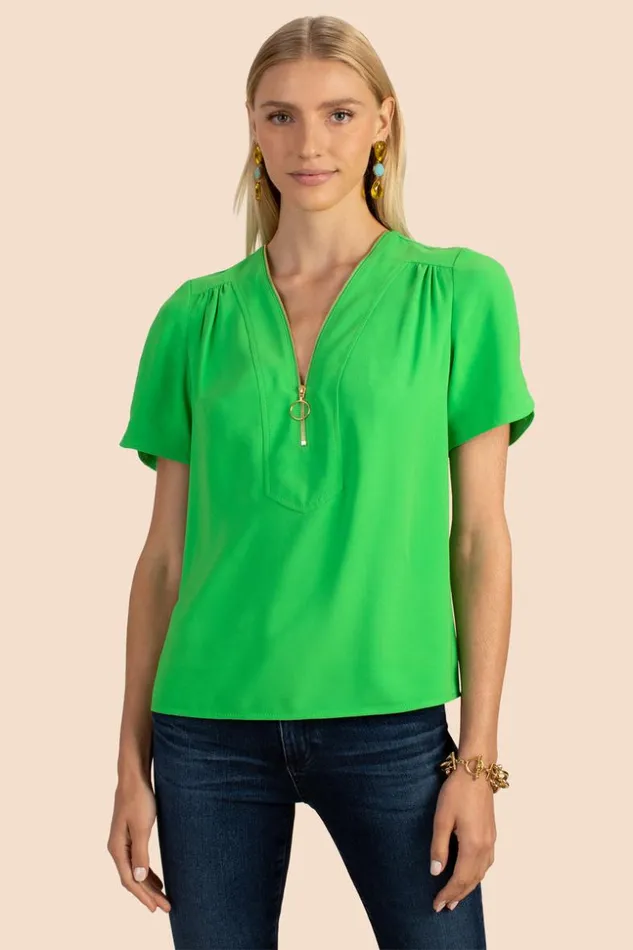 SHOP Trina Turk ALL TOPS AMETHYST TOP