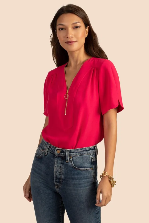 SHOP Trina Turk ALL TOPS AMETHYST TOP