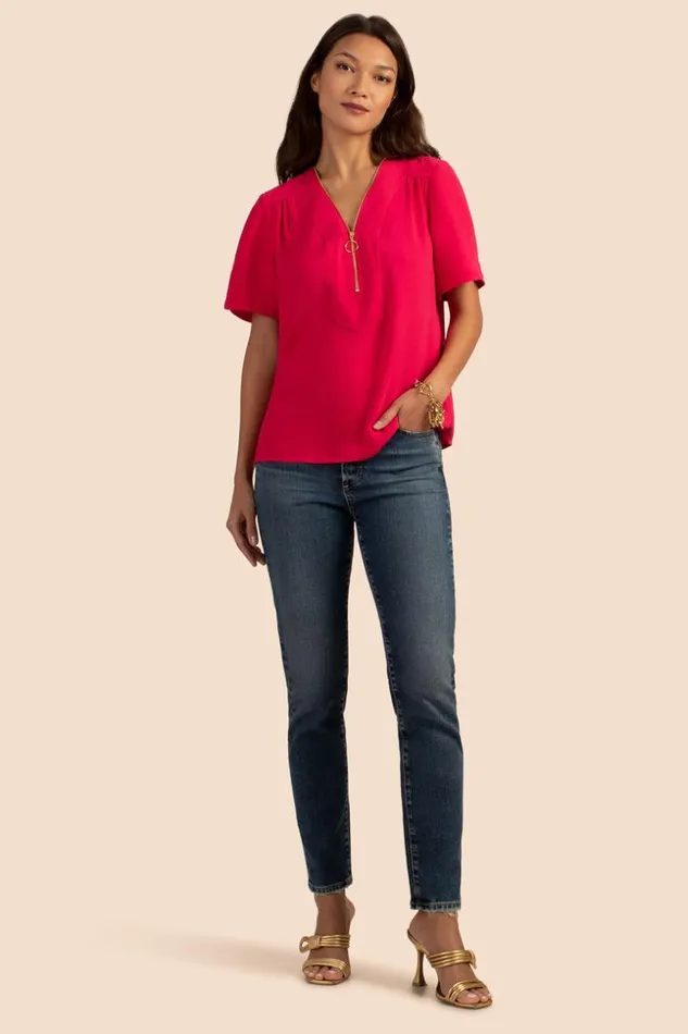 SHOP Trina Turk ALL TOPS AMETHYST TOP