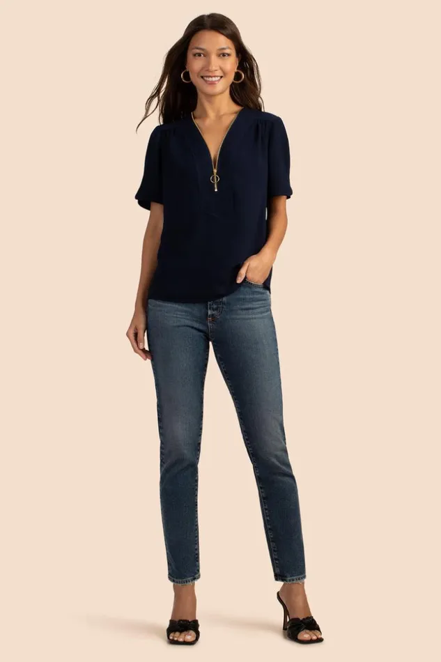SHOP Trina Turk ALL TOPS AMETHYST TOP