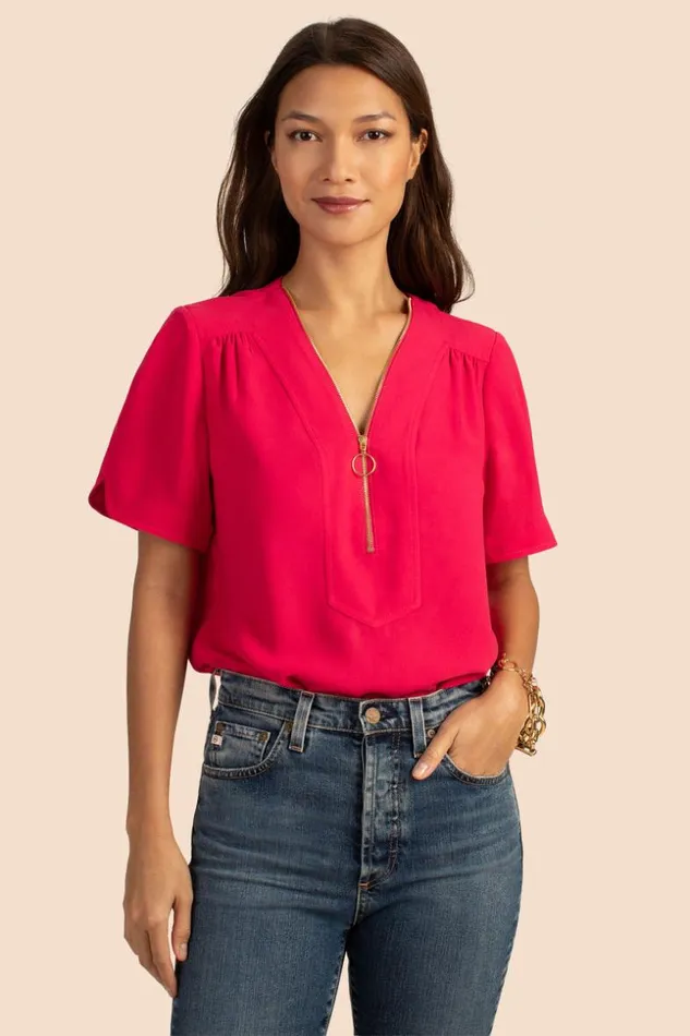 SHOP Trina Turk ALL TOPS AMETHYST TOP