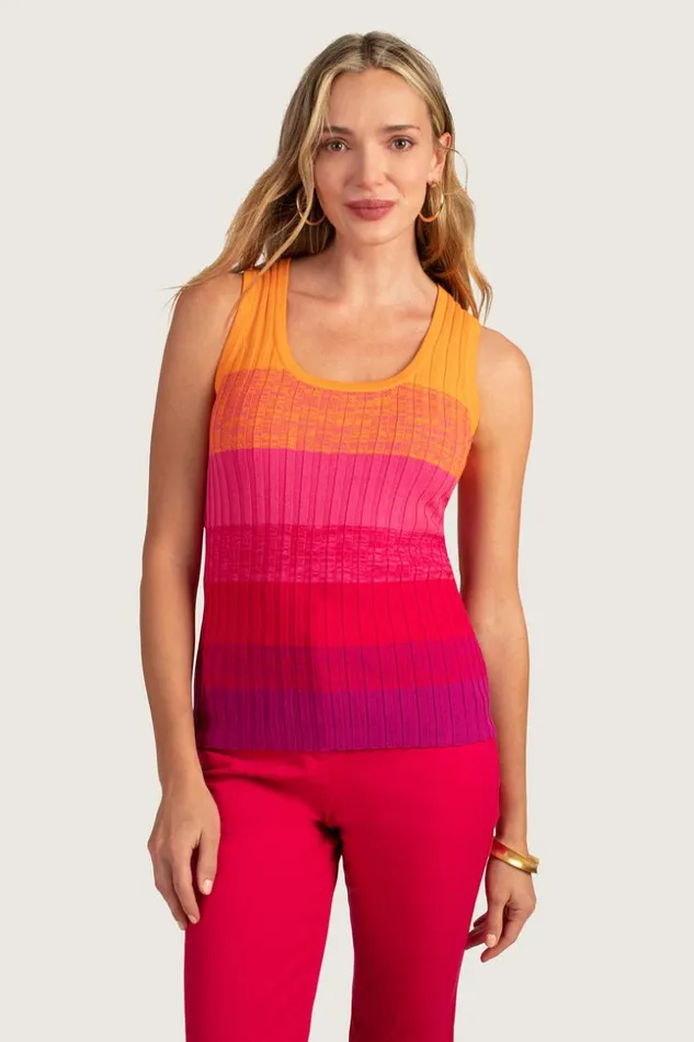 SHOP Trina Turk ALL TOPS GIBRALTAR SLEEVELESS TANK TOP