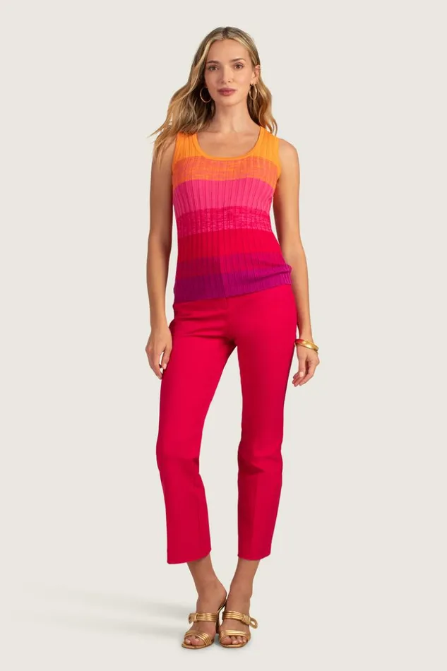 SHOP Trina Turk ALL TOPS GIBRALTAR SLEEVELESS TANK TOP