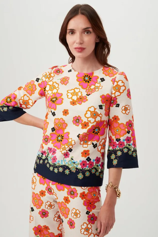 SHOP Trina Turk MATCHING SETS SPRIG BORDER TOP