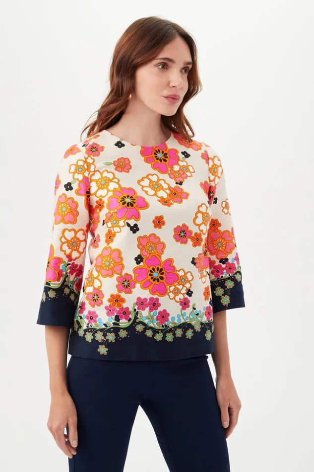 SHOP Trina Turk MATCHING SETS SPRIG BORDER TOP