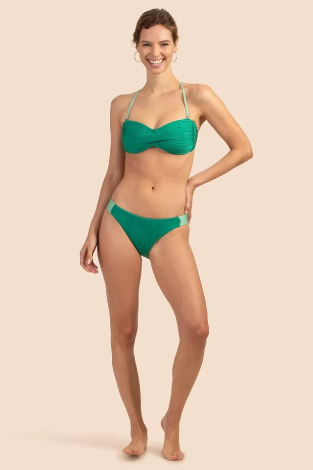 SHOP Trina Turk SWIM TOPS OLYMPIA RIB TWIST BANDEAU