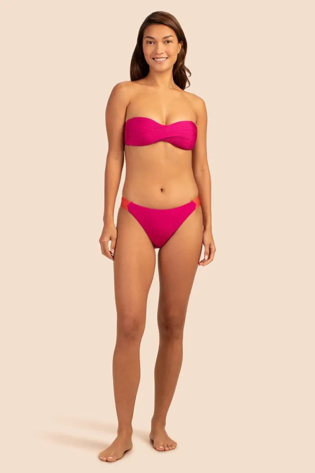 SHOP Trina Turk SWIM TOPS OLYMPIA RIB TWIST BANDEAU