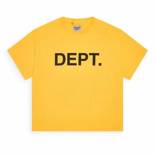 Short Sleeve Men Gallery Dept DEPT STANDARD TEE Gold Yellow