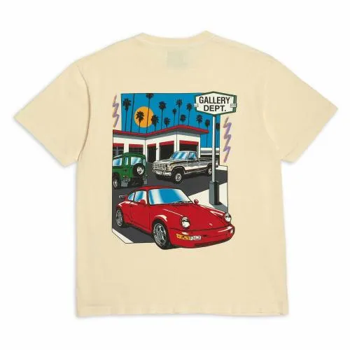 Short Sleeve Men Gallery Dept DRIVE THRU TEE Cream