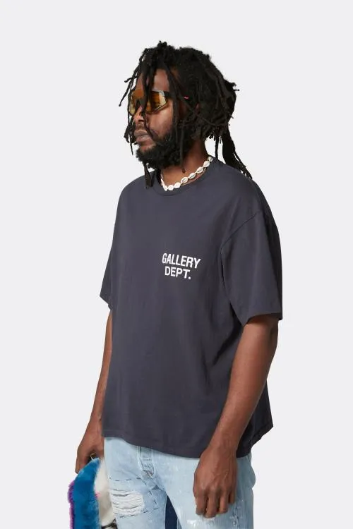 Short Sleeve Men Gallery Dept SOUVENIR TEE Black