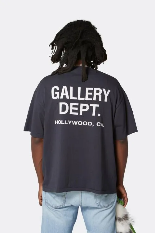 Short Sleeve Men Gallery Dept SOUVENIR TEE Black