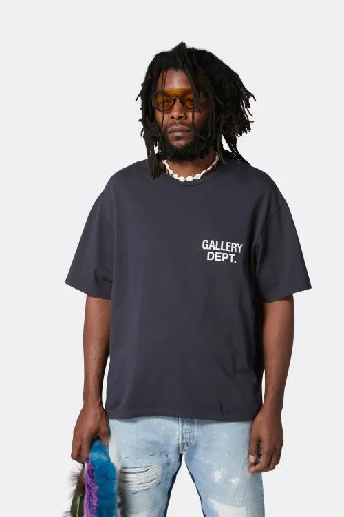 Short Sleeve Men Gallery Dept SOUVENIR TEE Black