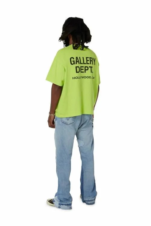 Short Sleeve Men Gallery Dept SOUVENIR TEE Lime Green