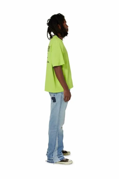 Short Sleeve Men Gallery Dept SOUVENIR TEE Lime Green