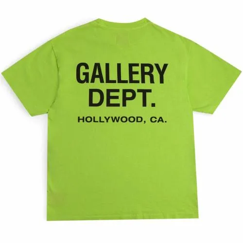 Short Sleeve Men Gallery Dept SOUVENIR TEE Lime Green