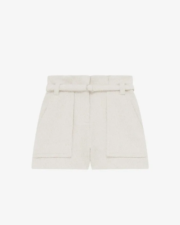 Shorts and Skirts Women IRO VANAY BELTED TWEED SHORTS