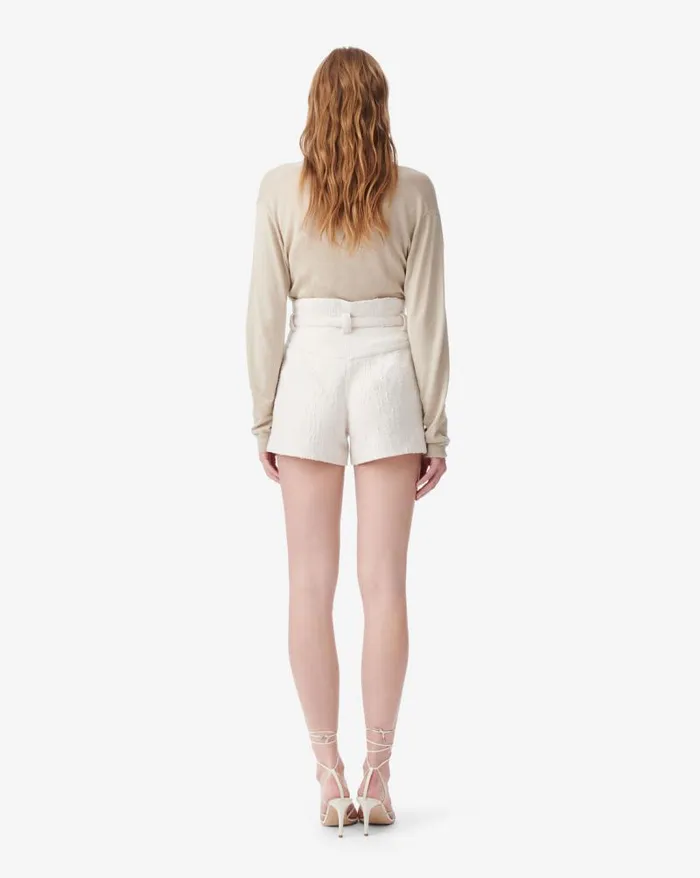 Shorts and Skirts Women IRO VANAY BELTED TWEED SHORTS