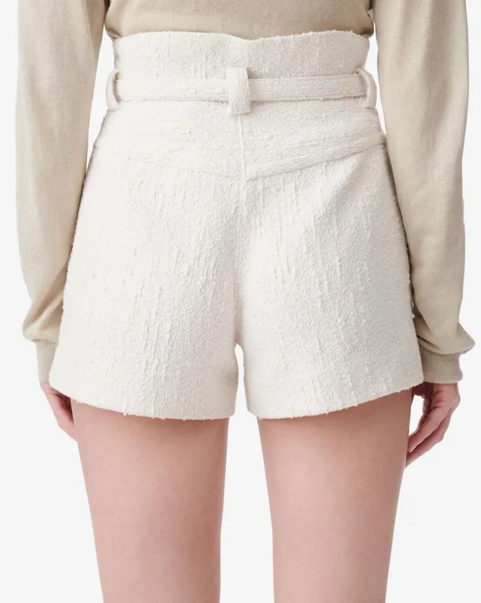 Shorts and Skirts Women IRO VANAY BELTED TWEED SHORTS