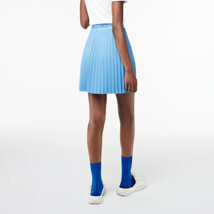 Shorts and Skirts Women Lacoste Women039s Pleated Skirt Ethereal Blue L99