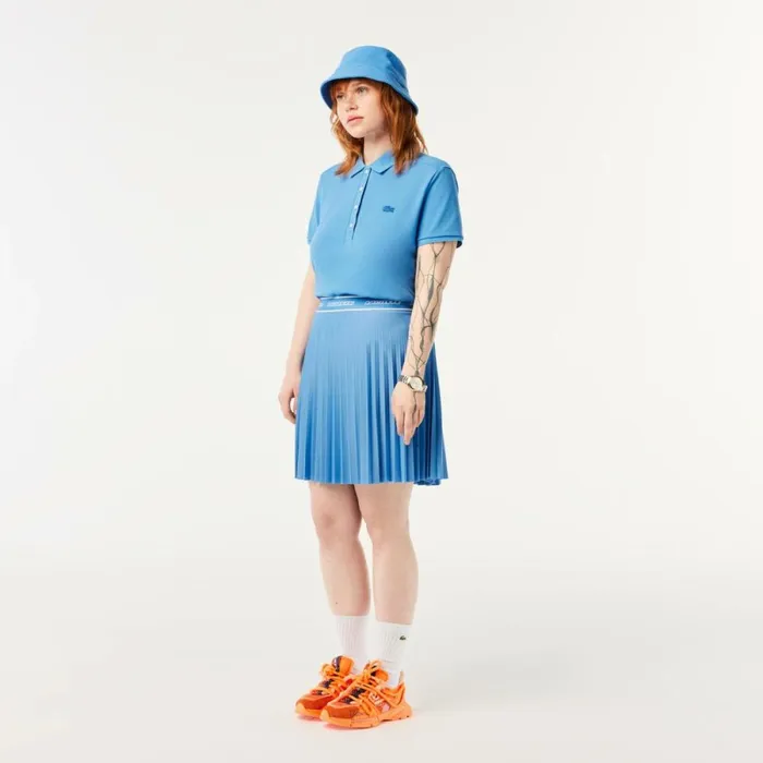 Shorts and Skirts Women Lacoste Women039s Pleated Skirt Ethereal Blue L99