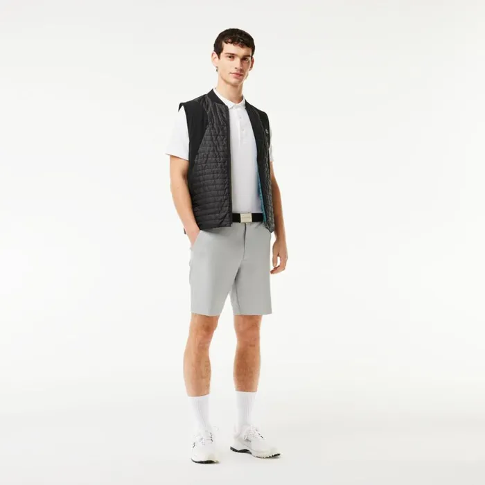 Shorts and Swim Men Lacoste Men039s UltraDry Golf Bermuda Shorts Grey P0y