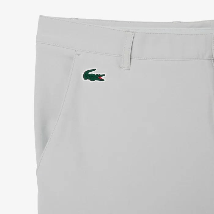 Shorts and Swim Men Lacoste Men039s UltraDry Golf Bermuda Shorts Grey P0y