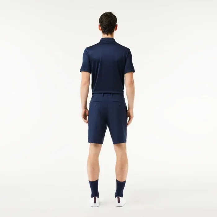 Shorts and Swim Men Lacoste Men039s UltraDry Golf Bermuda Shorts Navy Blue 166