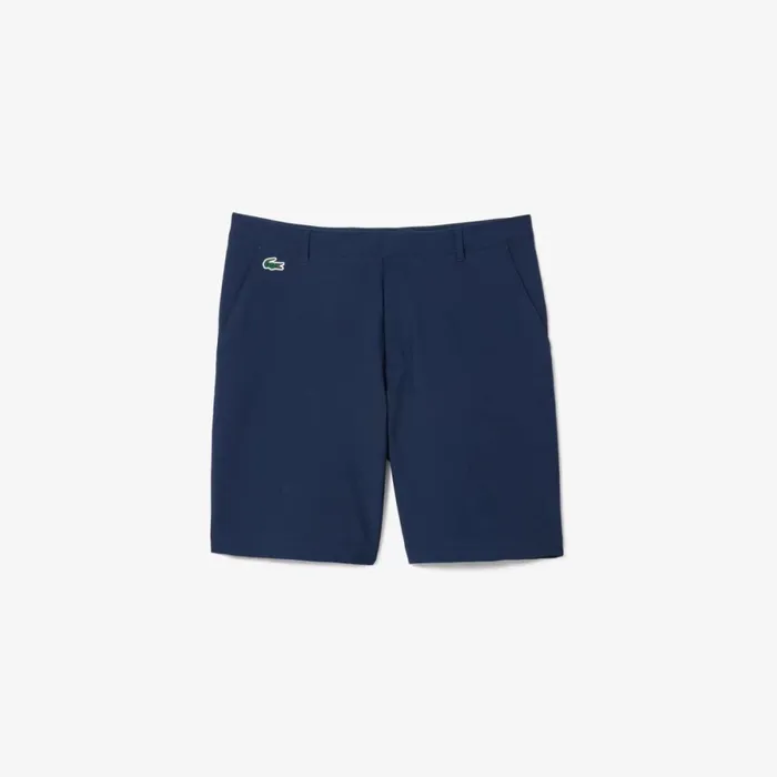 Shorts and Swim Men Lacoste Men039s UltraDry Golf Bermuda Shorts Navy Blue 166