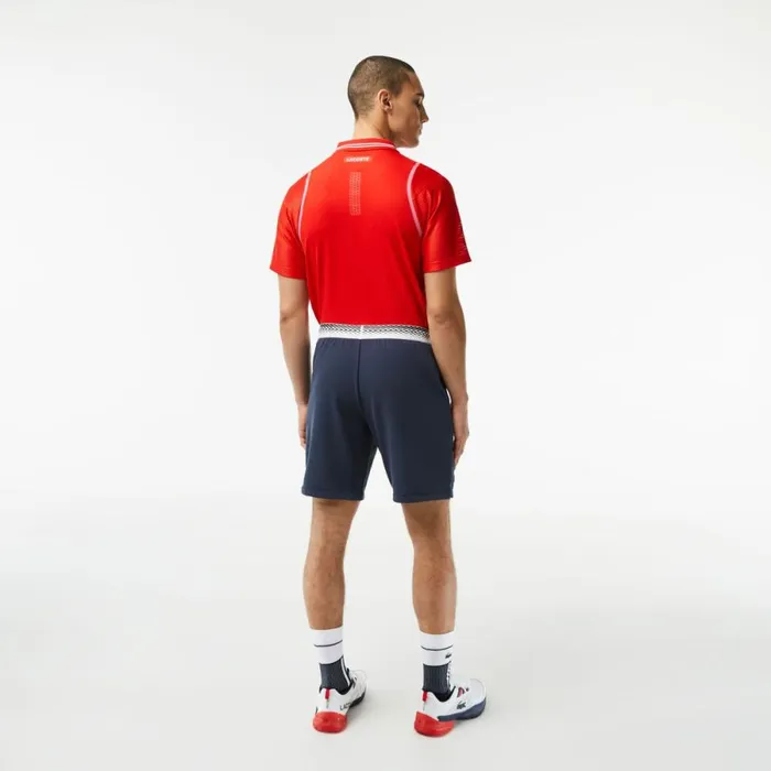 Shorts and Swim Men Lacoste Mens Lacoste Tennis X Daniil Medvedev Mesh Shorts Blue Kxe