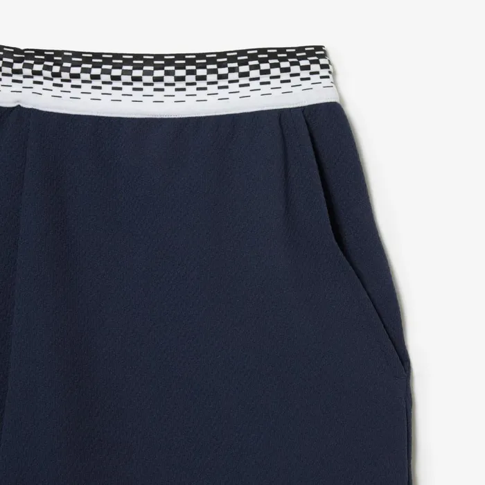 Shorts and Swim Men Lacoste Mens Lacoste Tennis X Daniil Medvedev Mesh Shorts Blue Kxe
