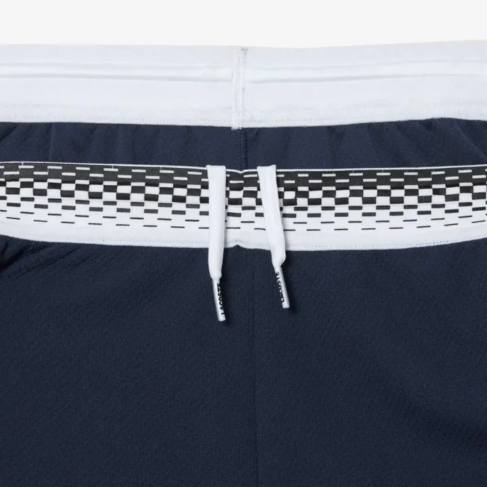 Shorts and Swim Men Lacoste Mens Lacoste Tennis X Daniil Medvedev Mesh Shorts Blue Kxe