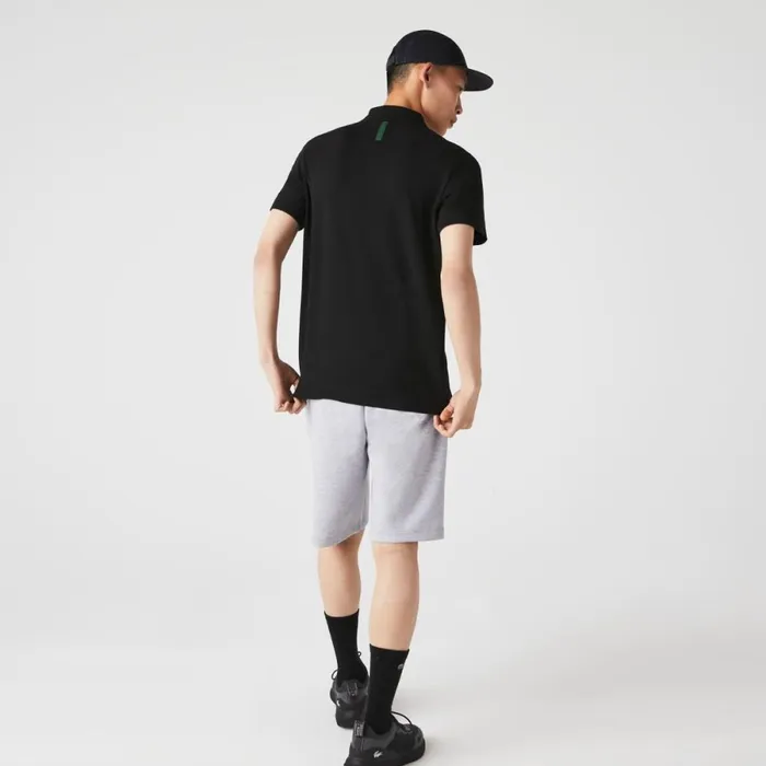 Shorts and Swim Men Lacoste Mens Stretch Cotton Blend Shorts Grey Chine Cca
