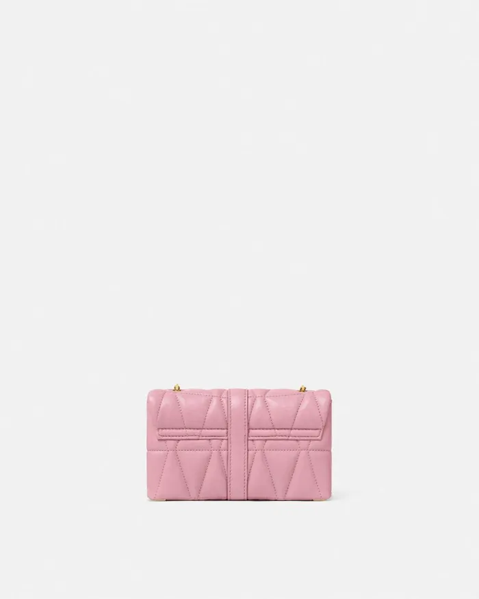 Shoulder and Crossbody Women Versace Kleio Quilted Mini Bag Pink